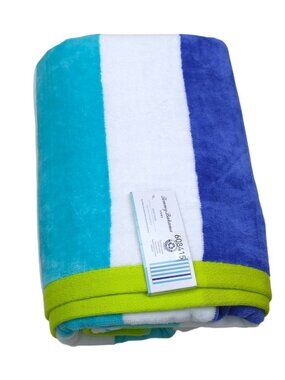 Tommy Bahama Home Beach Towel 36" X 72" Striped Quick Dry Highly Absorbent
